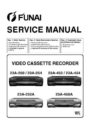 Service manual Funai 23A-250, 23A-254, 23A-450, 23A-454 ― Manual-Shop.ru