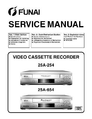 Service manual Funai 25A-254, 25A-654 ― Manual-Shop.ru