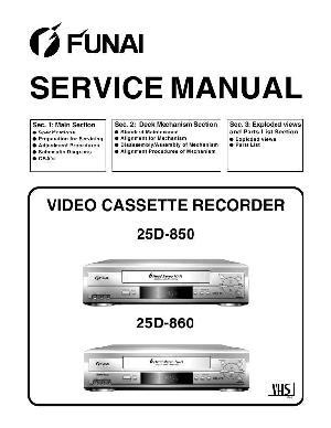 Service manual Funai 25D-850, 25D-860 ― Manual-Shop.ru