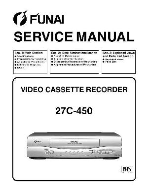 Сервисная инструкция Funai 27C-450 ― Manual-Shop.ru