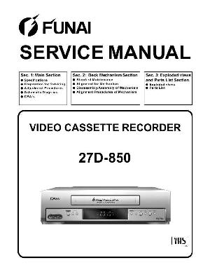 Service manual Funai 27D-850 ― Manual-Shop.ru