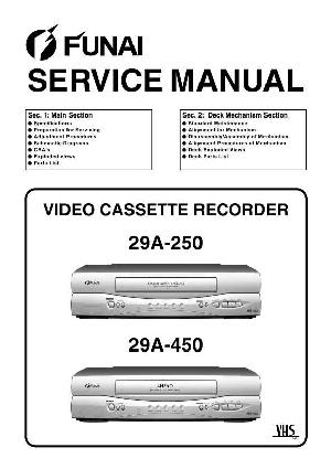 Сервисная инструкция Funai 29A-250, 29A-450 ― Manual-Shop.ru