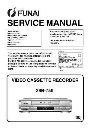 Service manual Funai 29B-750 (HM452BD) ― Manual-Shop.ru