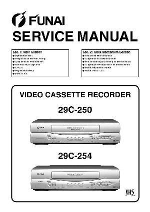 Сервисная инструкция Funai 29C-250, 29C-254 ― Manual-Shop.ru