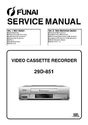 Service manual Funai 29D-851 ― Manual-Shop.ru