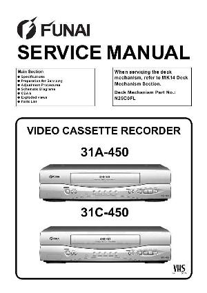 Сервисная инструкция Funai 31A-450, 31C-450 ― Manual-Shop.ru