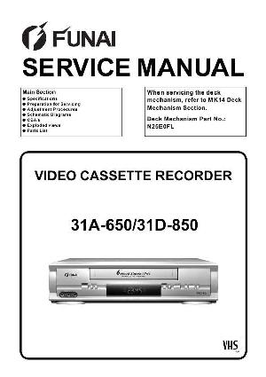 Service manual Funai 31A-650, 31D-850 ― Manual-Shop.ru