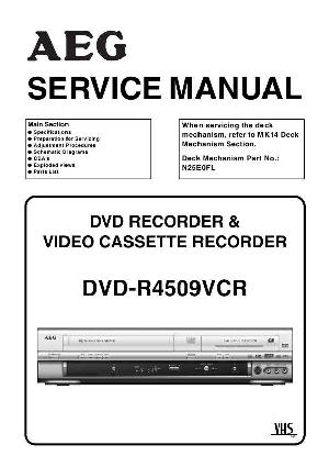 Service manual Funai (AEG) DVD-R4509VCR ― Manual-Shop.ru