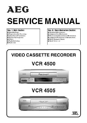 Service manual Funai (AEG) VCR-4500, VCR-4505 ― Manual-Shop.ru