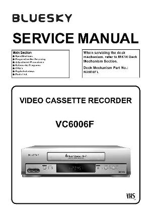 Сервисная инструкция Funai BLUSKY VC6006F ― Manual-Shop.ru