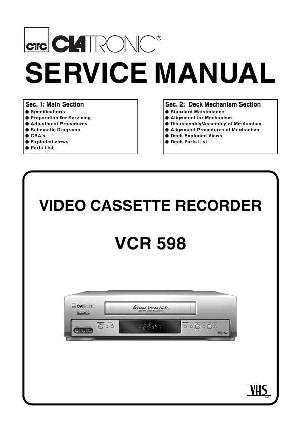 Service manual Funai CLATRONIC VCR-598 ― Manual-Shop.ru