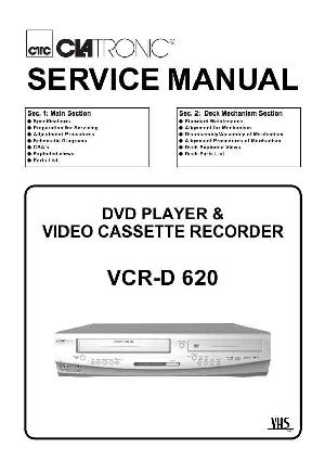 Service manual Funai CLATRONIC VCR-D620 ― Manual-Shop.ru