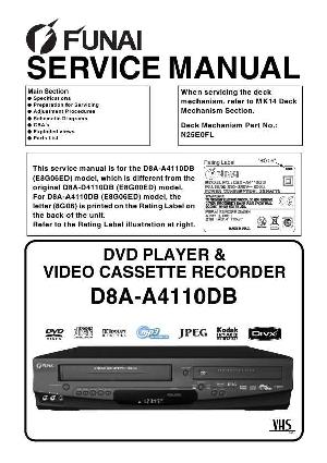 Service manual Funai D8A-A4110DB ― Manual-Shop.ru