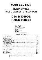 Сервисная инструкция Funai D8A-M1000DB, D8D-M1000DB