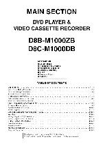 Service manual Funai D8B-M1000ZB, D8C-M1000DB