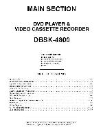 Service manual Funai DBSK-4800
