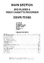 Service manual Funai DBVR-7510S (E8GA5BD)