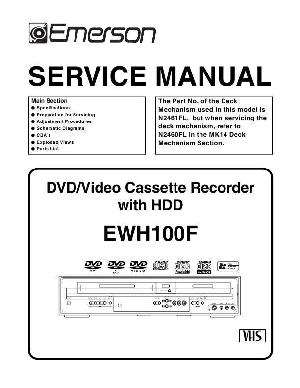 Сервисная инструкция Funai Emerson EWH100F E4340UD ― Manual-Shop.ru