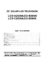 Сервисная инструкция Funai LCD-A2006, LCD-B2006, LCD-C2006, LCD-D2006