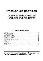 Сервисная инструкция Funai LCD-A2706, LCD-B2706, LCD-C2706, LCD-D2706