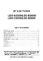 Сервисная инструкция Funai LDD-C2006, LCD-D2006