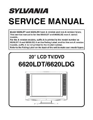 Сервисная инструкция Funai Sylvania 6620LDT L2650UA ― Manual-Shop.ru