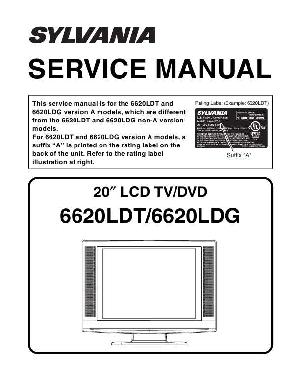 Service manual Funai Sylvania 6620LDT L3253UD ― Manual-Shop.ru