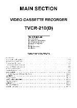 Сервисная инструкция Funai TELEFUNKEN TVCR-210(D)