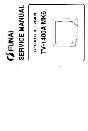 Сервисная инструкция Funai TV-1400A MK6 ― Manual-Shop.ru