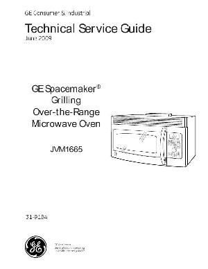 Сервисная инструкция GE JVM1665, 31-9184 ― Manual-Shop.ru