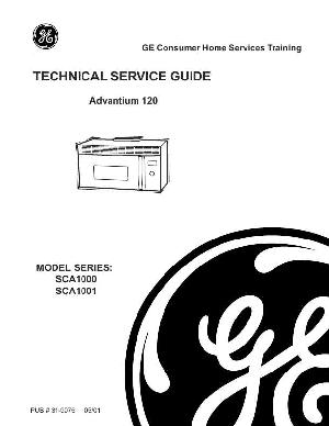Service manual GE SCA1000, SCA1001 ― Manual-Shop.ru