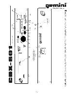 Service manual Gemini CDX-601, CDX-602 