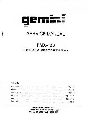 Service manual Gemini PMX-120  ― Manual-Shop.ru