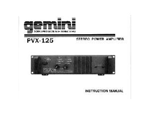 Service manual Gemini PVX-125  ― Manual-Shop.ru
