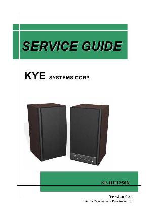 Сервисная инструкция Genius SP-HF1250X ― Manual-Shop.ru