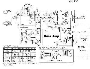 Schematic Gibson GA-100 ― Manual-Shop.ru