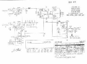 Schematic Gibson GA-40 ― Manual-Shop.ru