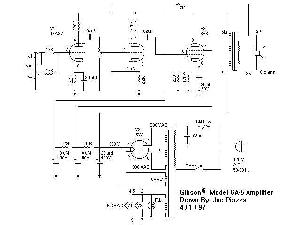 Schematic Gibson GA-5 ― Manual-Shop.ru