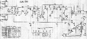 Schematic Gibson GA-70 ― Manual-Shop.ru