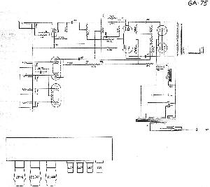 Schematic Gibson GA-75 OLD ― Manual-Shop.ru