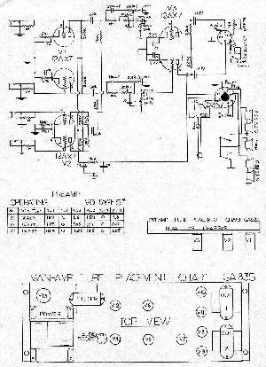 Schematic Gibson GA-83S PREAMP ― Manual-Shop.ru