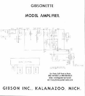 Schematic Gibson GIBSONETTE ― Manual-Shop.ru