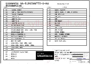 Schematic Gigabyte 8I865PE775-G-RH2 ― Manual-Shop.ru