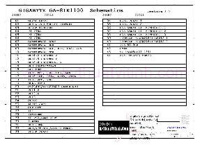 Схема Gigabyte GA-8IK1100 ― Manual-Shop.ru