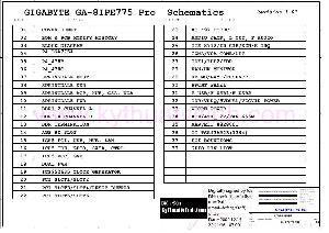 Schematic Gigabyte GA-8IPE775 PRO1 ― Manual-Shop.ru