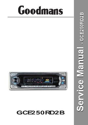 Сервисная инструкция Goodmans GCE-250RD2B  ― Manual-Shop.ru