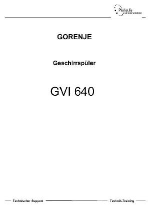 Service manual Gorenje GVI-640 ― Manual-Shop.ru