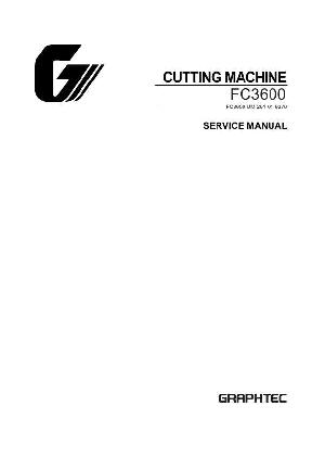 Service manual Graphtec FC3600 ― Manual-Shop.ru