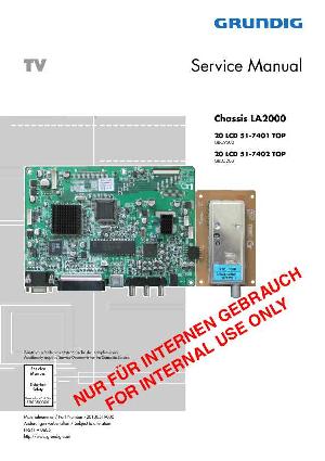 Service manual Grundig 20LCD51-7401 TOP ― Manual-Shop.ru