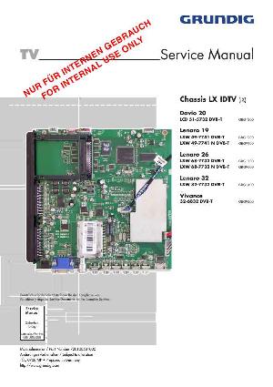 Сервисная инструкция GRUNDIG 32-6832DVB-T VIVANCE ― Manual-Shop.ru